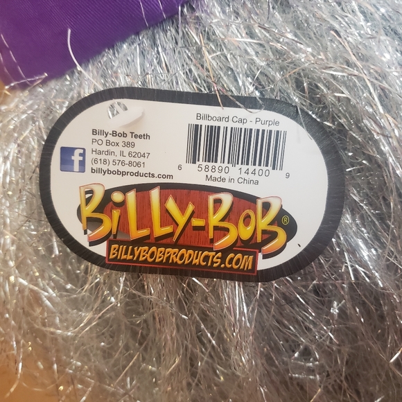 NEW BILLY BOB'S PURPLE DRY ERASER BASEBALL CAP HAT - Picture 6 of 13
